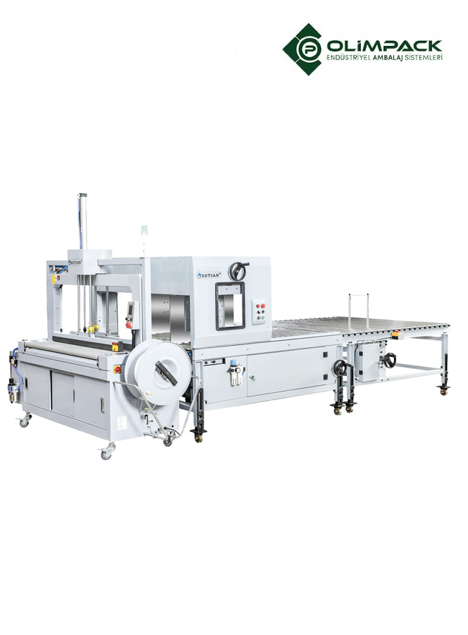 PACKTECH INLİNE SONU ÇEMBERLEME HATTI | 4 Yönlü Düzeltme | 90° Döndürme