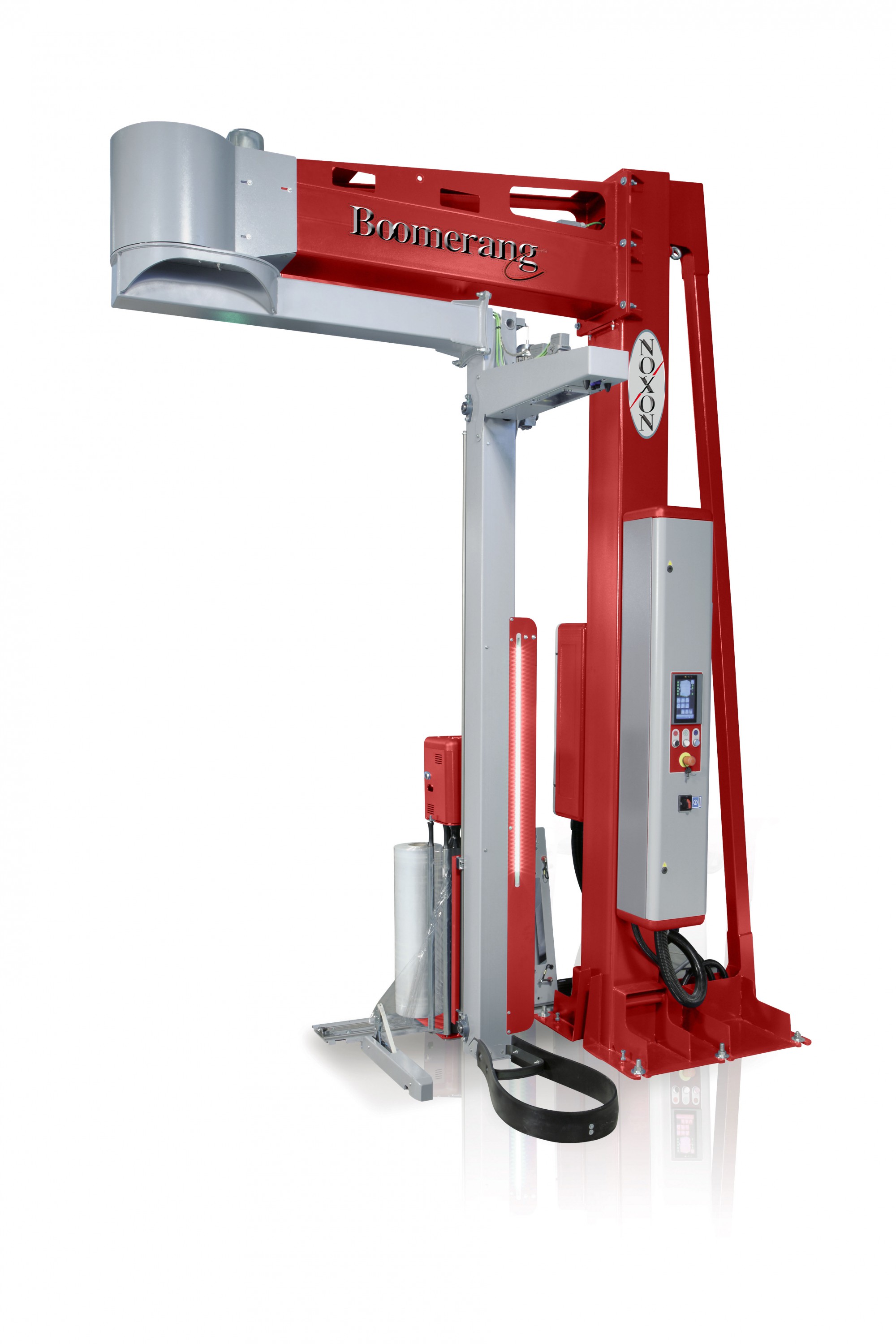 NOXON MOTORLU ÖN GERDİRME  DÖNER KOLLU PALET STREÇ MAKİNESİ 